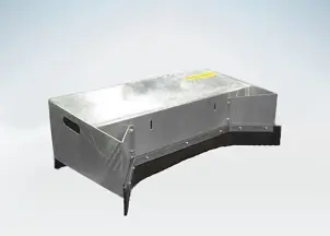 Dubbelskrapa till godselputtare