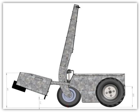 Batteridriven godselputtare att sta pa