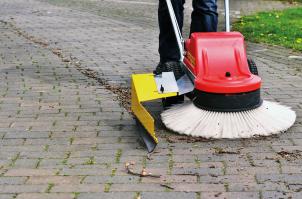 Stranglaggare till sopmaskin
